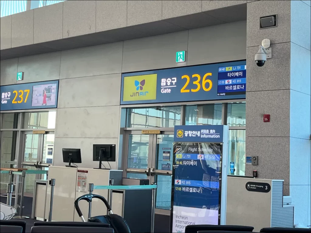 땡처리 항공권으로 떠난 여행 장면